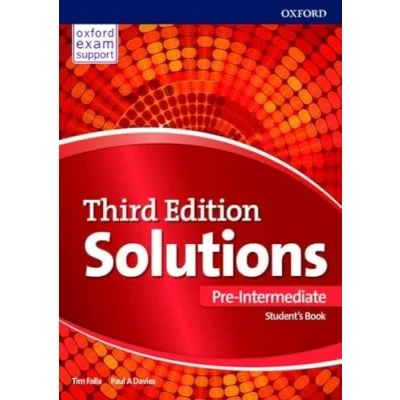 Afbeelding van Solutions third edition Pre Int student&#039;s book