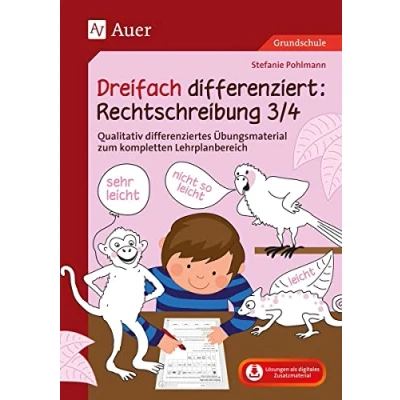 Afbeelding van Dreifach differenziert Rechtschreibung 3/4