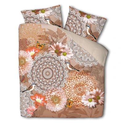 Afbeelding van Dekbedovertrek Mandala Flower 2 persoons (200x240 cm) Katoen Bloemen, Patroon Cloud Nine Ga naar Dekbed Discounter.nl &amp;