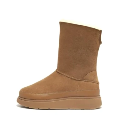 Afbeelding van FitFlop Gen ff Short GO9 A69, Vrouwen, Bruin, Laarzen, maat: 37