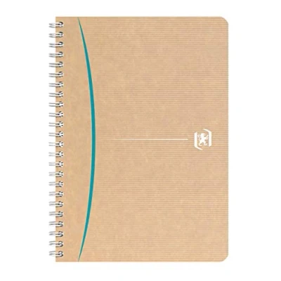 Afbeelding van Oxford Touareg Spiraalschrift, 180 Bladzijden, Ft A5, Geruit 5 Mm, Geassorteerde Kleuren Spiraalschrift