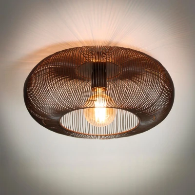Afbeelding van Nevana koper plafondlamp 1L