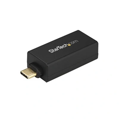 Image de StarTech.com Adaptateur réseau USB C vers Gigabit Ethernet Convertisseur 3.0 Type RJ45 (US1GC30DB) x 1 noir