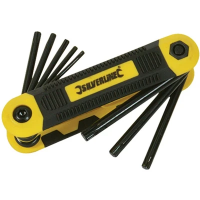 Afbeelding van Silverline 8 delige metrische Trx sleutel T9 T40