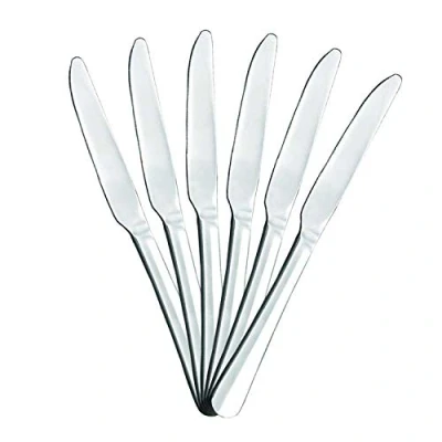 Afbeelding van Mr. Spoon 6 Stuks Dessertmessen roestvrij staal 19,5 x 1,95 cm