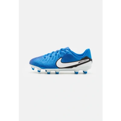 Afbeelding van Nike Performance JR Legend 10 Academy FG/MG Unisex Voetbalschoenen met kunststof noppen voor kinderen, Maat: 38.5, Soar/white Imitatieleer/ textiel