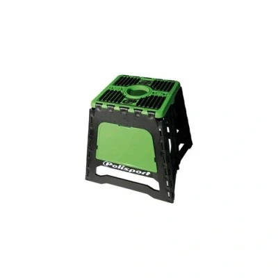 Image de Support/bequille moto polisport pliable pour stand (maintenance) vert charge maxi 250kg