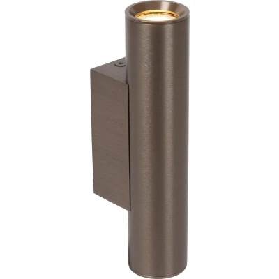 Afbeelding van Lucide DUPLA Wandspot / Wandlamp 2xGU10 (MR11) Roest bruin