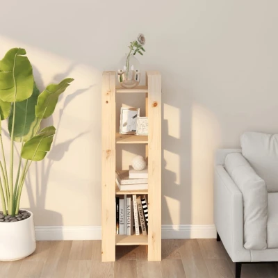 Afbeelding van Boekenkast/kamerscherm 41x35x125 cm massief grenenhout
