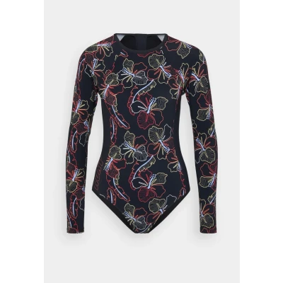 Afbeelding van Roxy Active Onesie Badpak, Dames, Maat: Large, Anthracite