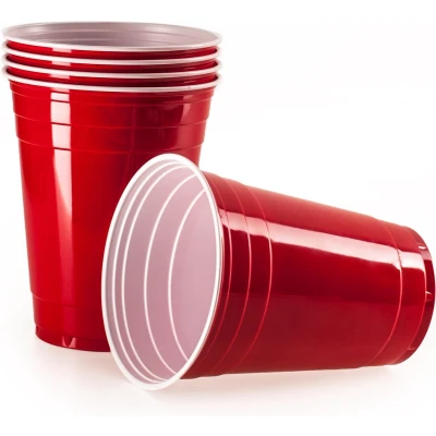 Afbeelding van Vivaloo 100 stuks Red Cups Party 473 ML Beer Pong Drankspel