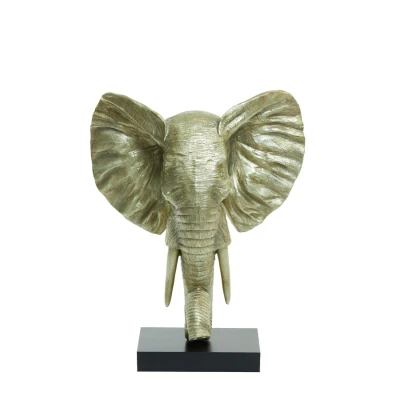 Afbeelding van Light &amp; Living Ornament ELEPHANT 38.5x19.5x49 Goud
