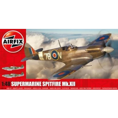 Afbeelding van 1:48 Airfix 05117A Supermarine Spitfire Mk.XII Plastic Modelbouwpakket