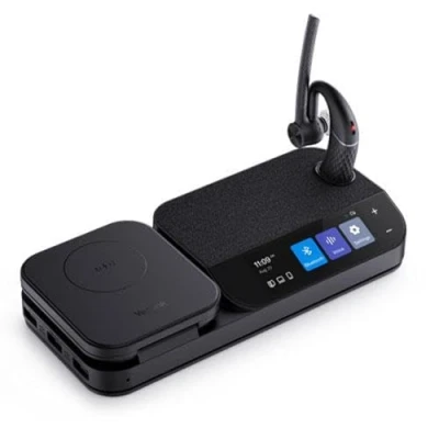 Image de Yealink BH71 Series Workstation Micro casque intra auriculaire montage sur l&#039;oreille Bluetooth sans fil USB A via adaptateur Certifié pour Microsoft Teams