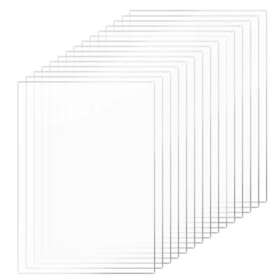 Afbeelding van 15 stuks transparante acrylplaat, 150 x 100 2 mm, plexiglasplaat, transparant, voor fotolijsten, projectpresentatie, schilderen