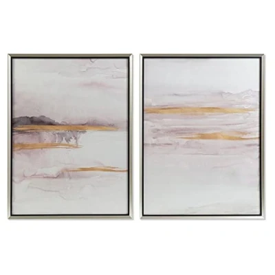 Afbeelding van Schilderij DKD Home Decor 60 x 3,5 80 cm Abstract Stads (2 Stuks)