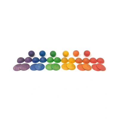Afbeelding van Grapat Ronde vormen regenboog