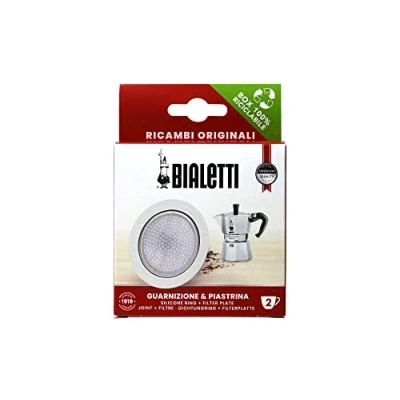 Afbeelding van Bialetti Ricambi, inclusief 1 gas, plaat, compatibel met Moka Express 2 kopjes en mokka inductie