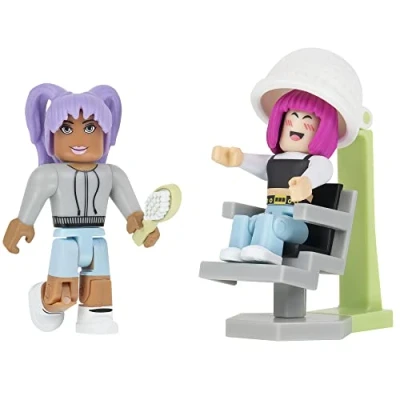 Afbeelding van Roblox Wolfpaq ROG0235 Celebrity Game Pack Brookhaven haar en nagels [bevat exclusief virtueel artikel], meerkleurig