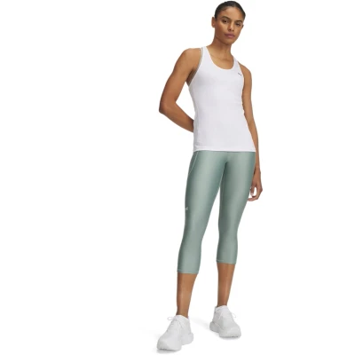 Afbeelding van Under Armour Tech Hi Capri Dames Sportlegging Groen