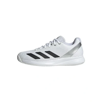Afbeelding van adidas Performance Courtflash Speed 2 Tennisschoenen voor kleibanen, Heren, Maat: 39 1/3, Ftwr white/ftwr white/core black Kunststof/ textiel