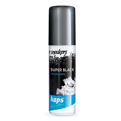 Afbeelding van Kaps Sneakers Super Black 75 ml ZWART Verfrist de kleur van schoenen