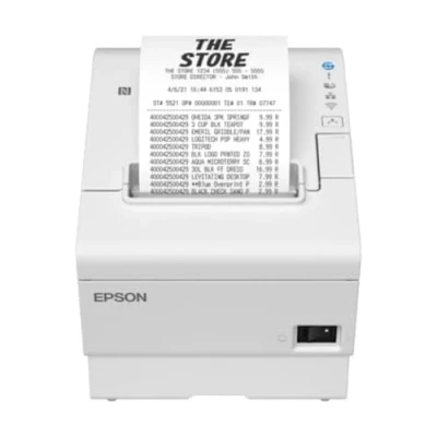 Afbeelding van Epson TM T88VII (USB 2.0, RS 232, Ethernet), Ontvangstbewijs printer, Wit