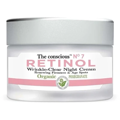 Afbeelding van Anti Rimpel Nachtcrème The Conscious Retinol Granaatappel 50 ml