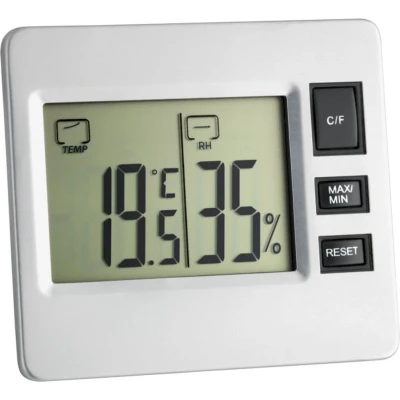 Afbeelding van TFA Dostmann 30.5028 Thermo en hygrometer Wit