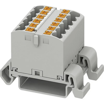 Afbeelding van Phoenix Contact PTFIX 12X2,5 NS35A GY 3273154 Verdeelblok 0.14 mm² 2.50 Grijs 8 stuk(s)