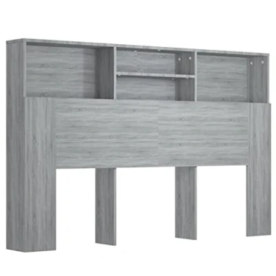 Afbeelding van vidaXL Sonoma hoofdeindekast, grijs, 160 x 19 103,5 cm