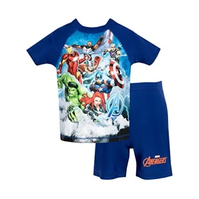 Afbeelding van Marvel Tweedelig badpak voor jongens Avengers, Blauw