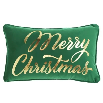 Afbeelding van Unique Living Sierkussen Merry Dark Green 30x50cm