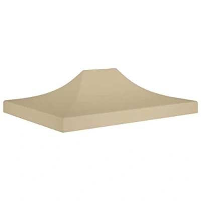 Afbeelding van vidaXL Opvangsttentdak, 4 x 3 m, beige, 270 g/m²
