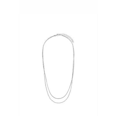 Afbeelding van Lucardi Ketting, Dames, Maat: One Size, Silver