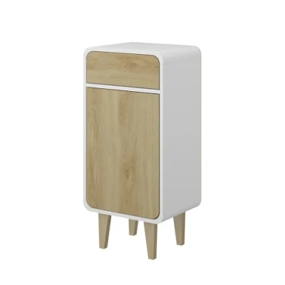 Afbeelding van Vicco ArlaMidikast 40 x 81 cm Wit/eiken