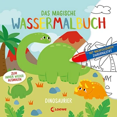 Afbeelding van Das magische Wassermalbuch Dinosaurier