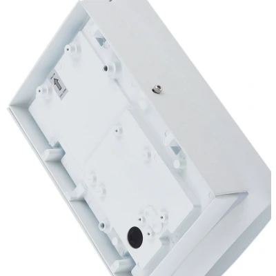 Afbeelding van Lindby LED buitenwandlamp Ismael, wit, aluminium, hoogte 26,8 cm