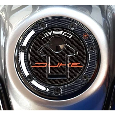 Afbeelding van labelbike 3D sticker van gelhars, decoratie en bescherming de motortankdop, compatibel met KTM 390 Duke 2017 2023