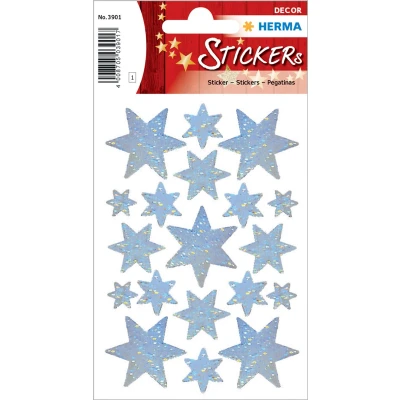 Afbeelding van HERMA 3901 sticker Film Zilver Permanent 19 stuk(s)