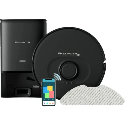 Image de Rowenta X Plorer Serie 75S+ Robot Aspirateur Avec Vide Et Station De Charge Noir