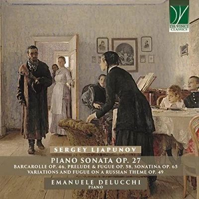 Afbeelding van Emanuele Delucchi Sergey Ljapunov: Piano Sonata Op. 27 And Other Pia (CD)