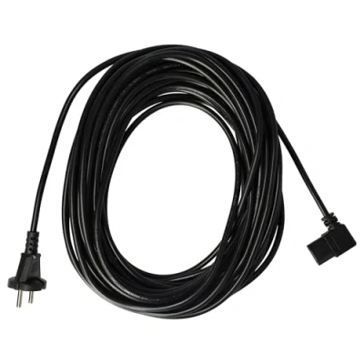 Afbeelding van vhbw elektrische kabel compatibel met Nilfisk VP300, Saltix 10, VP600, LSU 275, 375, Viper stofzuiger 15 m,