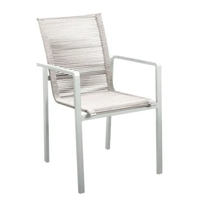 Afbeelding van Ishi stackable dining chair aluminium salix/rope salix 2023 Yoi