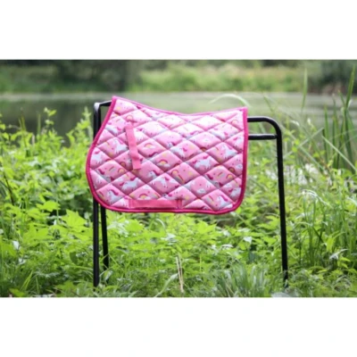 Afbeelding van HB Zadeldekje Unicorn Shetland Roze Agradi.be