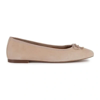Afbeelding van Geox D Marsilea Ballerina&#039;s, Dames, Maat: 38, Nude Leer