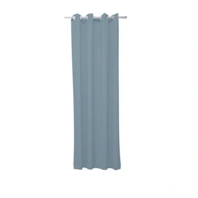 Afbeelding van Today Kant en Klaar Gordijn Met ringen Lichtdoorlatend 140 x 240cm Denim Lichtblauw