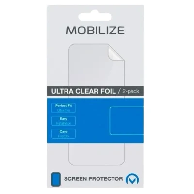 Afbeelding van Mobilize Plastic Clear Screenprotector Motorola Moto G60s 2 pack