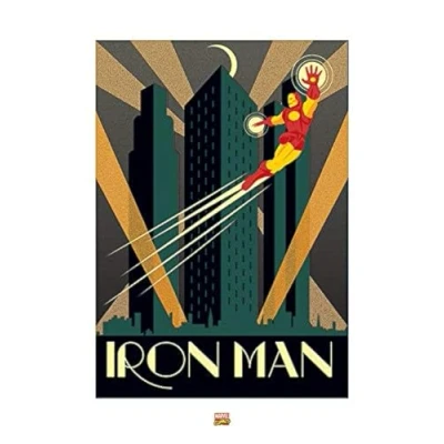 Afbeelding van Pyramid Poster Marvel Deco Iron Man 80 X 60 Cm Multicolor