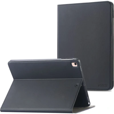 Afbeelding van Accezz Tablet Hoes Geschikt voor iPad 5 (2017) 9.7 inch / 6 (2018) Air 2 (2014) Classic Case Zwart